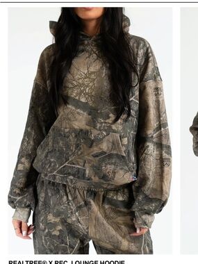 Rec lounge Realtree Camo Lounge Hoodie and Joggers Set - Realtree Pattern -